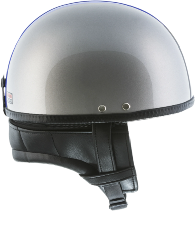 Casque gris avec drapeau fran&ccedil;ais